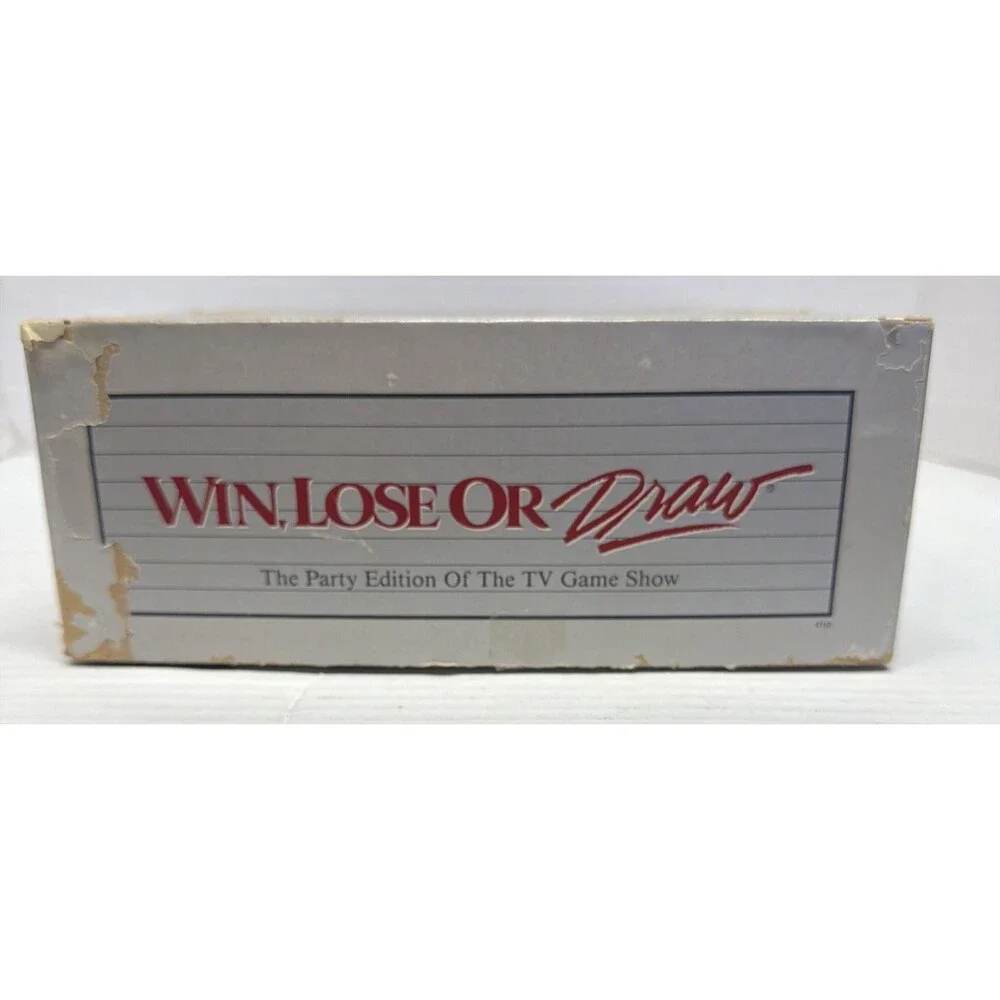 Win, Lose Or Draw The Picture Charades Game Party Edition 1988